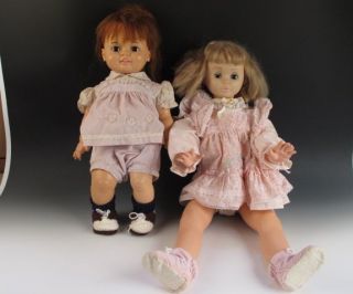 auction details 2 vintage dolls ideal 22 crissy eugene 31 doll