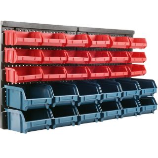 112 1859 30 bin wall mounted parts rack rating be the first to write a