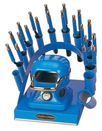 GOLDEN SUPREME Stand – Stove & Curling Irons Set in Blue RD 708
