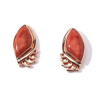 Jewelry Earrings Stud Jay King Orange Coral Copper Earrings