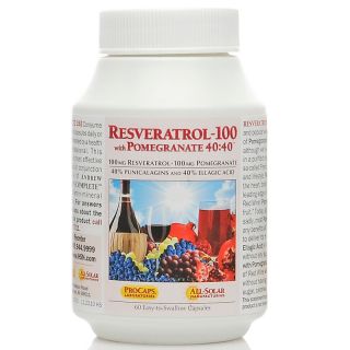  Resveratrol 100 with Pomegranate 4040   60 Capsules