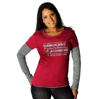 Tampa Bay Buccaneers NFL Womens Layered Long Sleeve T Shirt