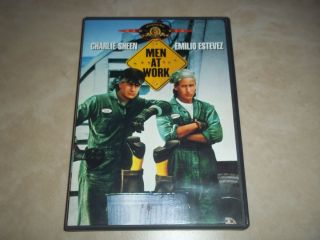Men at Work DVD 2002 RARE OOP Charlie Sheen Emilio Estevez