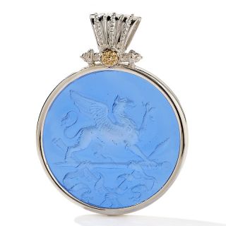 Jewelry Pendants Novelty Tagliamonte Griffin Round Blue