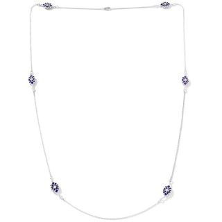  92ct Absolute™ Enamel Filigree 36 Station Necklace