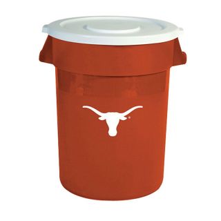 NCAA Team Logo 32 Gallon Brute Trash Container   U Of Texas
