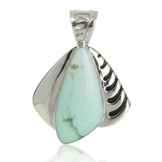 Mine Finds by Jay King Jay King Green Opal Sterling Silver Pendant
