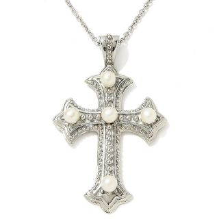  pearl cross pendant with chain note customer pick rating 38 $ 24