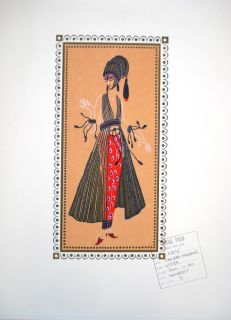 ERTE CALYPHS FAVORITE ~ TRAVEL PROOF, RARE