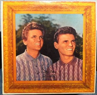 The Everly Brothers A Date with LP Vinyl w 1395 VG