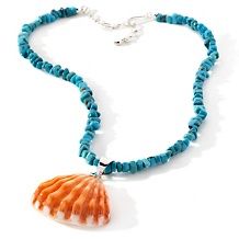 Jay King Salmon Coral Sterling Silver Beaded Necklace at