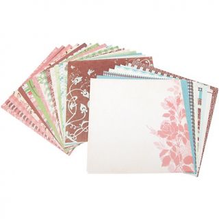 DCWV Garden Party Paper Stack 12 x 12   48 Sheets
