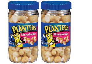  Planters Macadamia Nuts 2 x 6 25 oz Jar 12 5 oz with Sea Salt