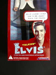 ELVIS PRESLEY 12 INCH LIMITED EDITION TALKING DOLL White/Black OUTFIT