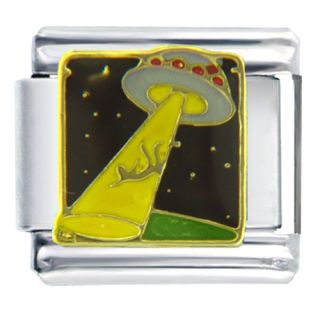 PUGSTER 9MM ITALIAN CHARMS TRACTOR BEAM FAIRY TALE UFO S76