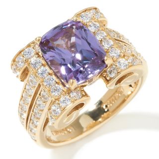 Jean Dousset 5.1ct Absolute Simulated Alexandrite Ring at