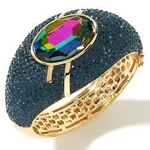 45 47 $ 129 95 akkad deco queen crystal and enamel hinged bangle $