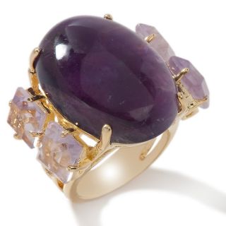 Jewelry Rings Gemstone Bounkit Boutique Oval Gemstone Statement