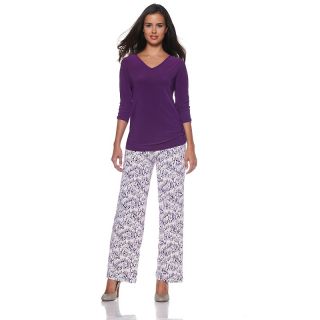  studio v neck tunic and palazzo pants 2 piece set rating 52 $ 17 47