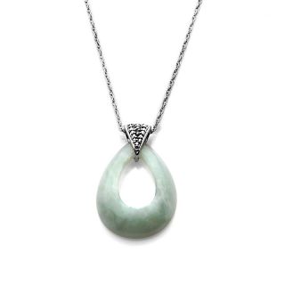  jade pendant with chain and diamond accents rating 1 $ 54 90 free