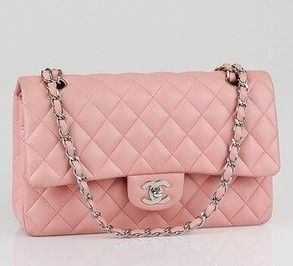 Chanel Pink Quilted Lambskin Leather Medium Classic Double Flap Bag