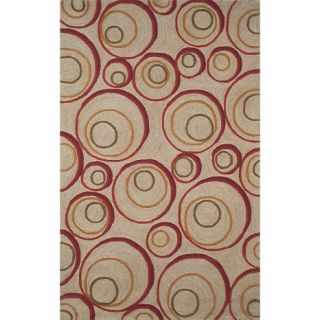  manne spello hoops red rug 36 x 56 d 2010032517125869~6009660w
