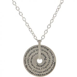  morning prayer disc 22 necklace note customer pick rating 58 $ 19 95