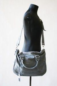nwt liebeskind esther grey crinkled leather bag
