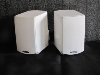 Energy Speakers Take 2 2 Main Stereo Speakers White with Wall Mounts