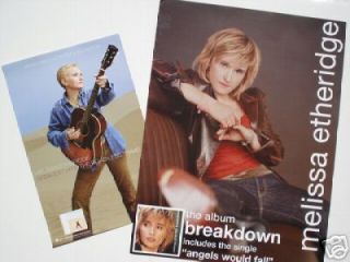 Melissa Etheridge B Down Hits Posters 2 in 1 Listing