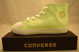 Converse Ct as Spec Hi Green Infant Glow in The Dark Neon New