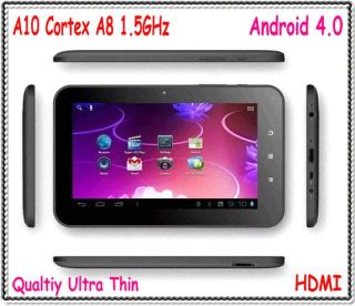 TFT Boxchip A10 Cortex 8 Andriod 4 0 8GB 3G HDMI Tablet PC