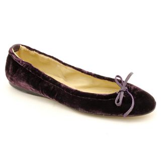 Used Emma Hopes Shoes Elasticated Bow Womens Size 8 Purple Flats