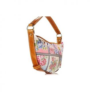 Clever Carriage Company Vintage Patchwork and Leather Shoulder Bag