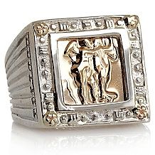  tagliamonte psyche eros square intaglio bronze ring $ 55 97 $ 119 95