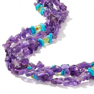 Jewelry Necklaces Beaded Chaco Canyon Couture Amethyst Multigem
