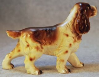 Beautiful Vintage English Springer Spaniel Dog Figurine
