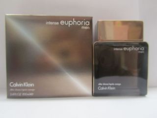 Intense Euphoria by Calvin Klein for Men 3 4 oz After Shave New in Box