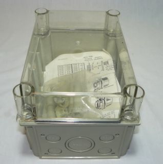 Vynco Fiberglass Junction Box Enclosures Transparent Electrical