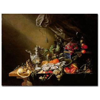 Banquet Still Life by Cornelis de Heem Canvas Art Print