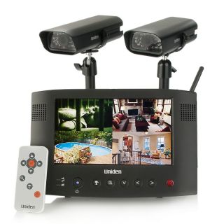 Uniden Indoor/Outdoor Wireless 2 Camera Video Security System