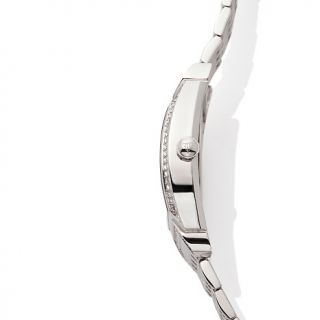 Timepieces by Randy Jackson Unisex Stainless Steel Pavé Crystal