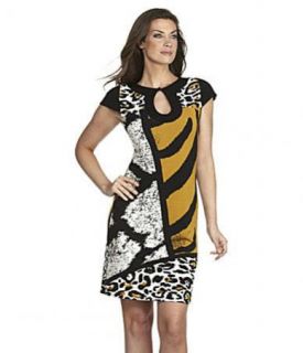 Eva Varro Jersey Keyhole Artzee Cup Sleeve Casual Dress XL $145