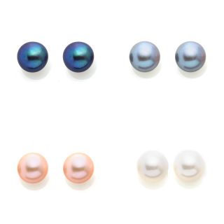 Imperial Pearls by Josh Bazar Set of 4 8 9mm Cultured Freshwater Pearl