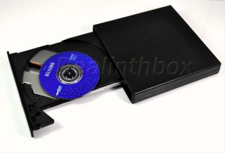 USB 2 0 Laptop PC External Slim Optical DVD ROM Drive New