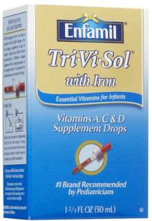 Enfamil Tri Vi Sol A, D & C Vitamin Supplement Drops are designed to