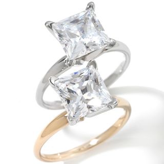 Jewelry Rings Bridal Engagement 3ct Absolute™ 14K Princess Cut