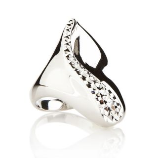 Michael Anthony Jewelry® Sterling Silver Diamond Cut Swirl Rin at