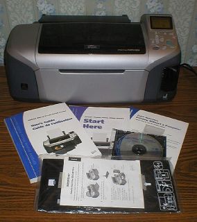 Epson Stylus Photo R300 Digital Color Printer Complete Bundled w 6 New