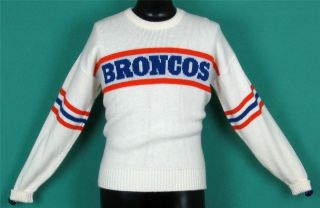 DENVER BRONCOS vintage 80s CLIFF ENGLE sweater jersey sweat shirt NFL